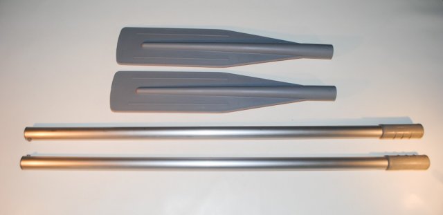 IBS Alu Oars 160cm with Removable Blade Grey (Pair)