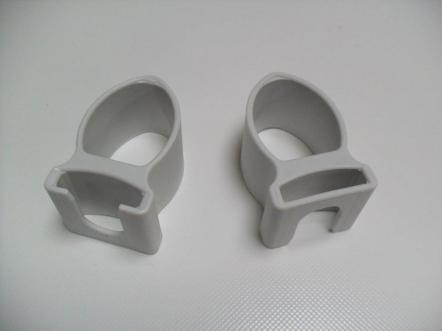 IBS Zodiac Oar Clips Grey (Pair) Z2815