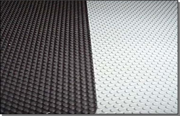 IBS Rubber Wear Patch Fabric Black or Lt Grey