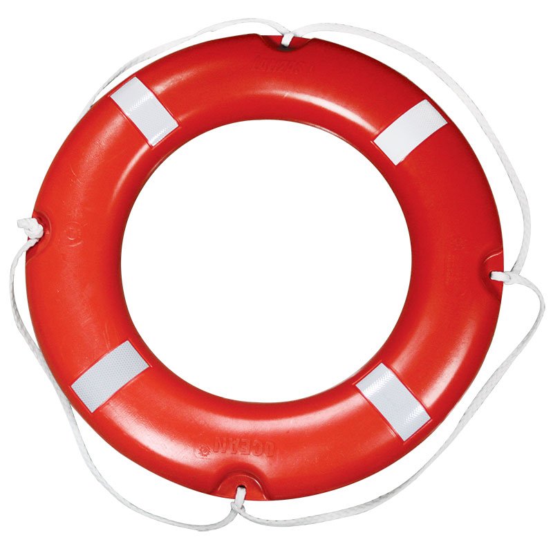 Lalizas LALIZAS Lifebuoy Ring SOLAS With Retroreflective Tape 73cm 2.5kg