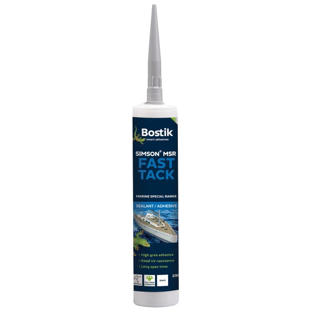 Bostik Bostik Simson MSR Fast Tack : 290 ml, Black