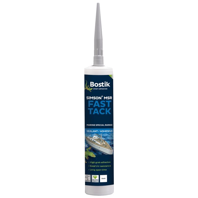 Bostik Bostik Simson MSR Fast Tack : 600 ml, Black