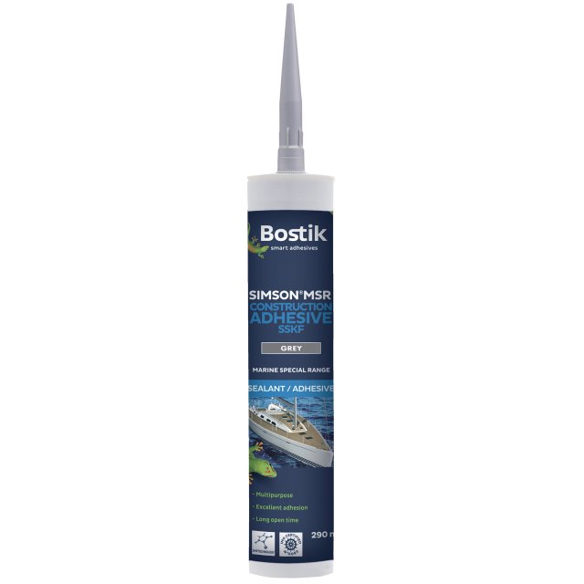 Bostik Bostik Simson MSR Construction Adhesive SSKF : 290 ml, Grey