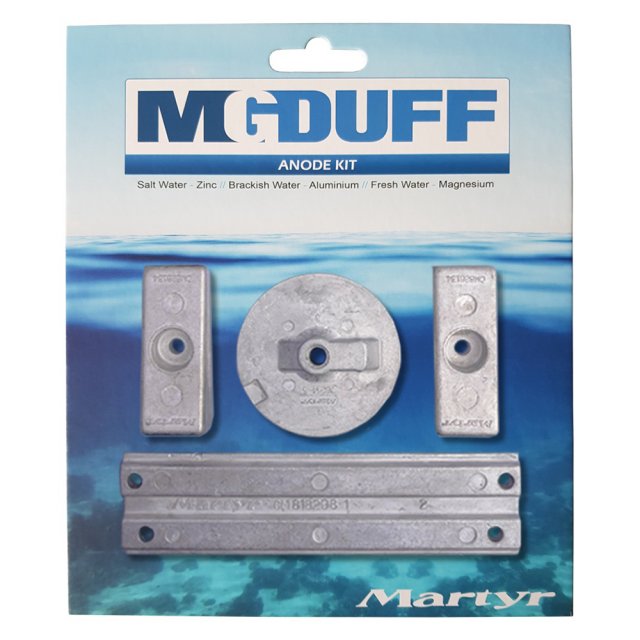 MG Duff MG Duff CMVERADO4KITA Mercury Verado 4cyl Aluminium Anode Kit