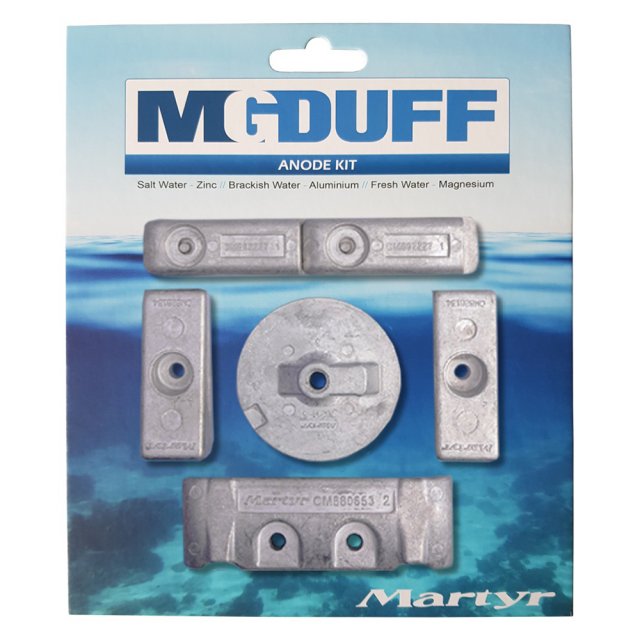 MG Duff MG Duff CMVERADO6KITA Mercury Verado 4cyl Kits Aluminium Anode Kit