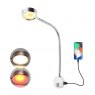 FLEXIBLE RED & WHITE LED WALL LIGHT WITH TOUCH DIMMING SWITCH & USB