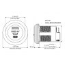 alfatronix Alfatronix PVPro-C Single USB C Charger - Rear Fit