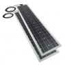 Solar Technology 2 x 60W White Flexi Top Exit Solar Panels Pack