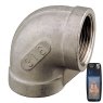 Guidi Guidi Stainless Steel Elbow 45 deg. F-F 1/8 in