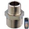 Guidi Guidi Nickel Plated Reducing Nipple M-M 1 in 1/4 x 1 in