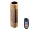 Guidi Guidi Brass Barrel Nipple Male 1 in 1/4 x 100 mm