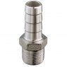 Guidi Guidi Stainless Steel Hose Connector M 3/8 in x 12 mmx12 mm