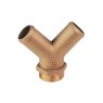 Guidi Guidi Brass Y-Shaped Hose Connector 1 in 1/4 x 32 mm