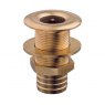 Guidi Guidi Brass Thru-Hull Connection With Hose Adaptor 3/8 in