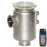 Guidi Guidi Nickel Plated Brass Water Strainer in Tirreno in with See-Thru Cover 3/8 in