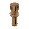 Guidi Guidi Polished Brass Straight Gas Tank Vent - 20 mm