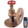 Guidi Guidi Bronze Globe Valve PN16 with Semi Auto Closing DN20