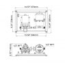 Seaflo Seaflo 33 Series Pump with Integrated 0.75 L Accumulator Tank 12V