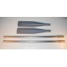 Alu Oars 160cm with Removable Blade Grey (Pair)