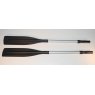 IBS Alu Telescopic Oars 110cm to 155cm Black (Pair)