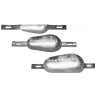 Tecnoseal Tecnoseal Pear Shape Bolt on anodes with strap